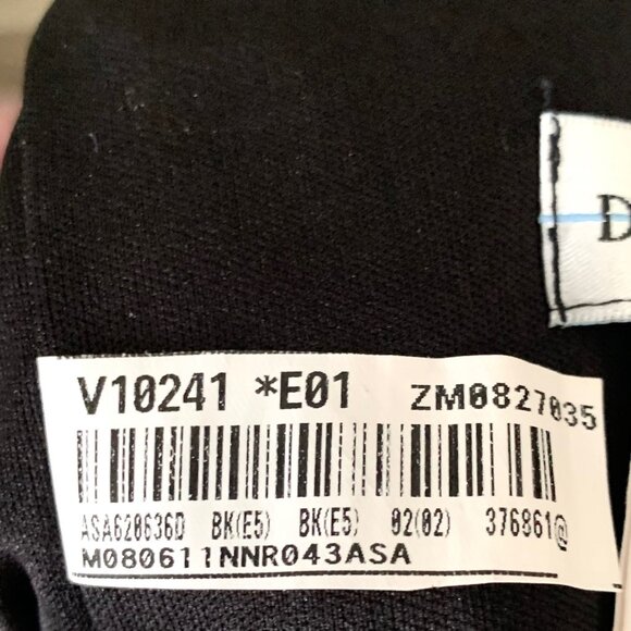 Dessy Collection LBD Strapless Cocktail Dress 2 Midi Black Chiffon Formal Prom - Picture 10 of 13